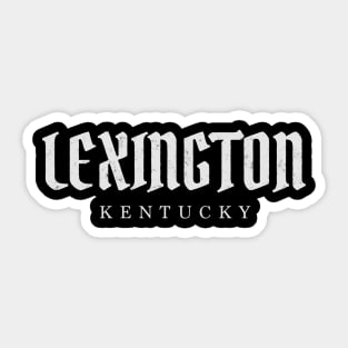 Lexington, Kentucky Sticker